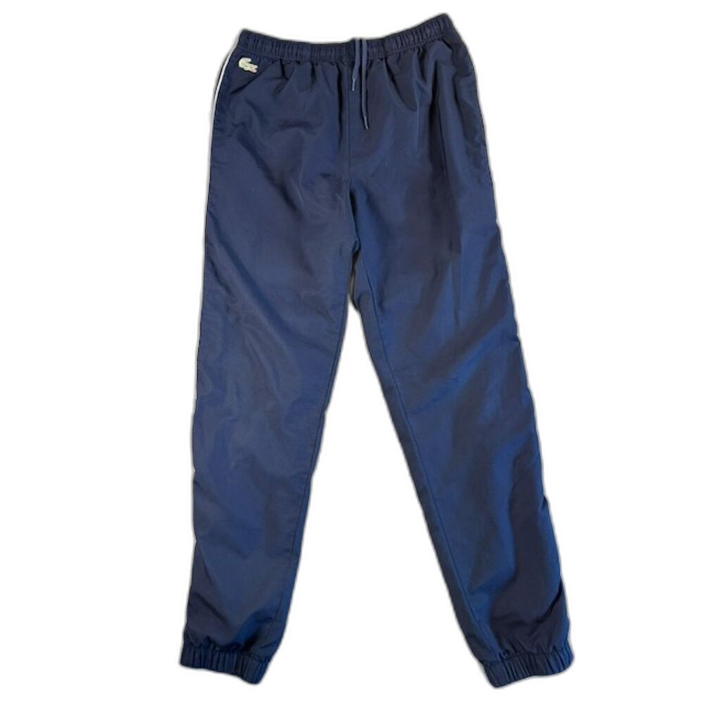 Lacoste Sport Men's Track Pants Size S Navy Blue Athletic Joggers 30" Inseam